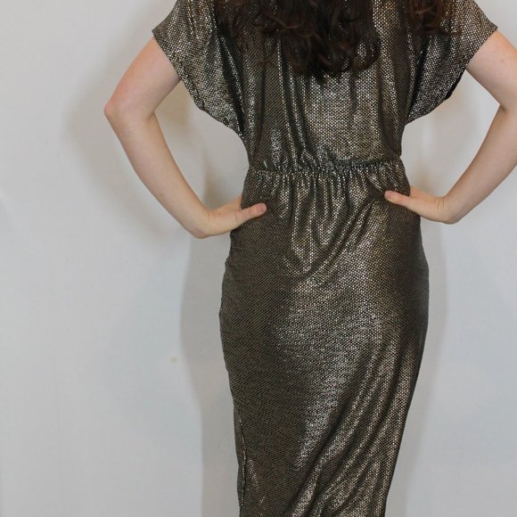 LUSH Sparkle V-Neck Dress - Medium - Picture 8 of 13
